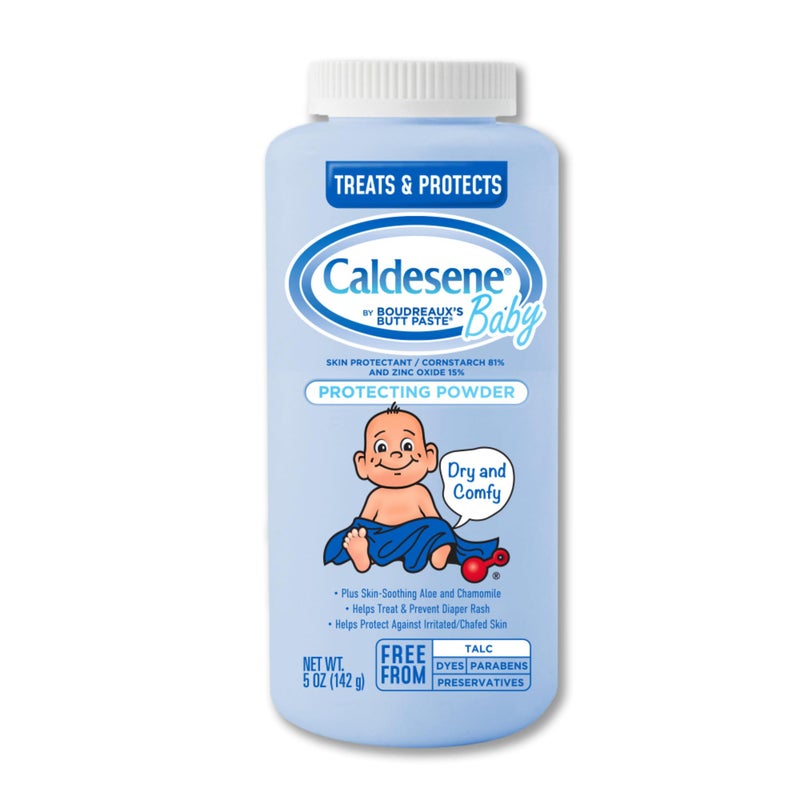 Caldesene Baby Cornstarch Powder with Zinc Oxide  5 oz - Image 1
